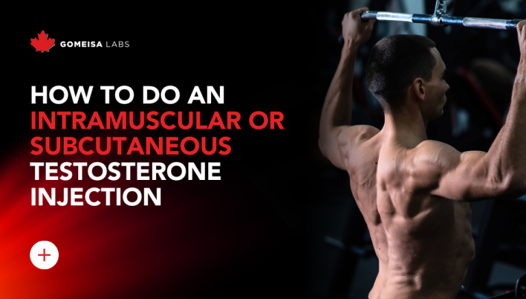 How to do an intramuscular or subcutaneous testosterone injection - Gomeisa Labs