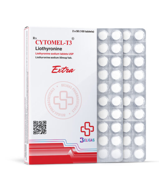 Cytomel T3 50mcg 100 tabs - Beligas