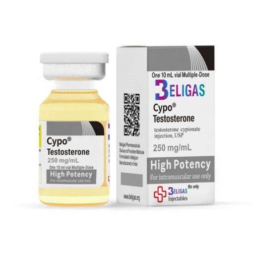 Cypo Testosterone Cypionate 250mg - 10ml - Beligas