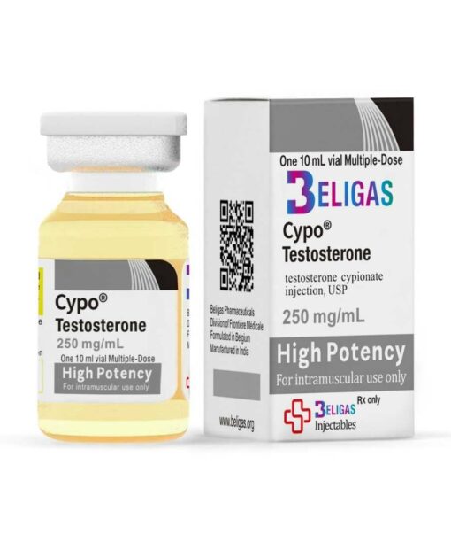 Cypo Testosterone Cypionate 250mg - 10ml - Beligas