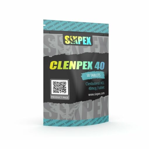 ClenPex (Clenbuterol) 40mcg - 50 tabs - SixPex